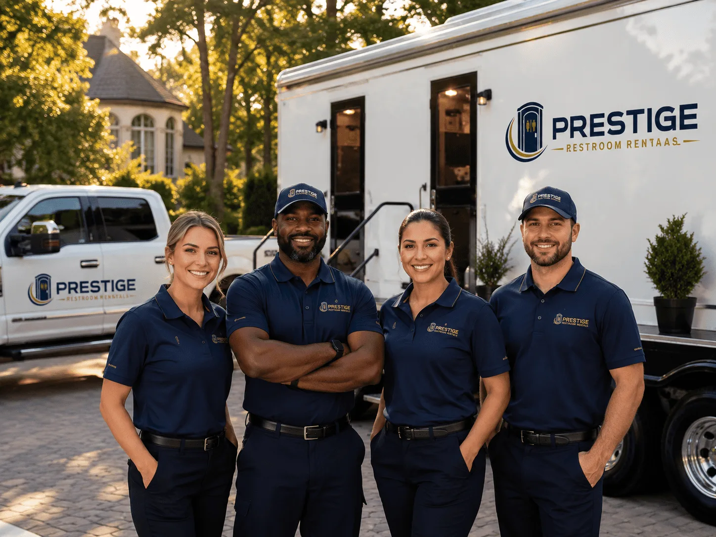 Trusted Luxury Portable Restrooms company in Alger, OH